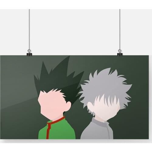 Gon Freecss Killua Zoldyck Anime Poster Canvas Painting Wall Art Decor Living Room Bedroom Study Home Decoration Prints