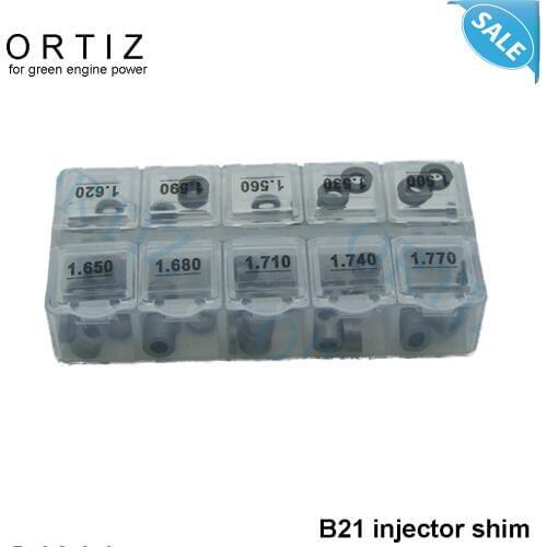 B21 fuel diesel injector nozzle washer common rail adjusting gaskets,ORTIZ valve shim washer size 1.20mm--1.47mm