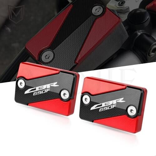 For HONDA CBR650F CBR 650 F CBR 650F 2014-2017 2016 Motorcycle Front Brake Clutch Pump Fluid Rerservoir Fuel Oil Cap Cups Cover