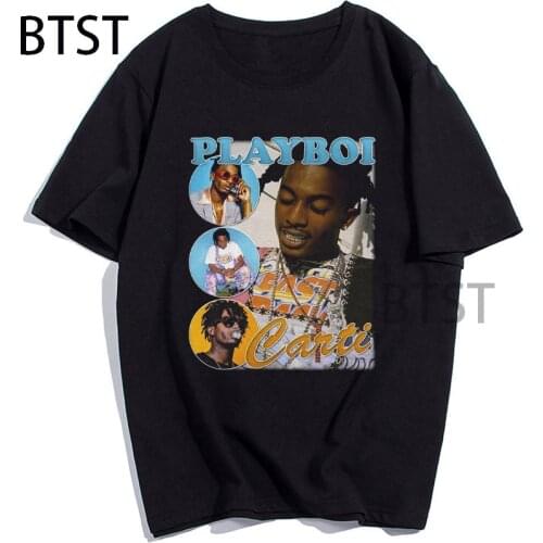 PLAYBOI CARTI Graphic Printed Funny T Shirt Female Tee Shirt Men Women Cool Tops Oversize Streetwear Clothes hip hop style
