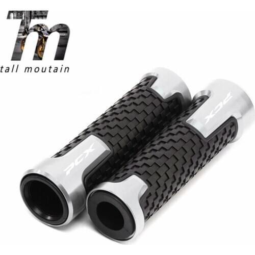 Wheel Tire Valve caps Airtight Covers + Handlebar grips handle grip for Honda PCX 125 150 pcx125 pcx150 all years
