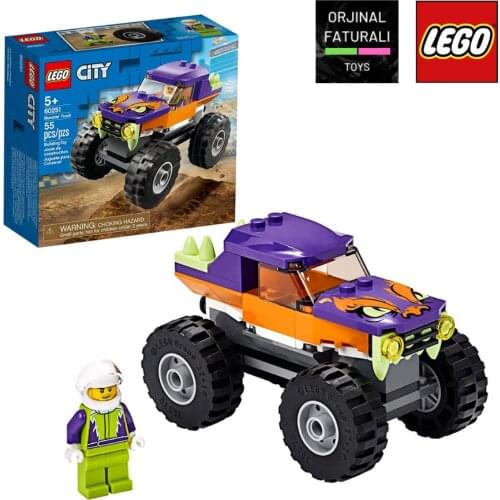 LEGO City Monster Truck 60251 Playset, Building Sets for Kids (55 Pieces)