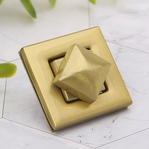 Square Shape Clasp Turn Lock Twist Locks DIY Messenger Handbag Bag Hardware New