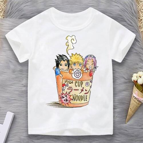 Summer New Style Uzumaki Naruto Kids T Shirt Boys/girls O-Neck Kawaii Cartoon Printing T-Shirt Tops Clothes Casual Sportwear Tee