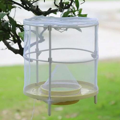 Fly Trap Pest Control Killer Flies Catcher Cockroach Mouse Pest Killer Repeller Garden Yard Fly Cage Folding Hanging