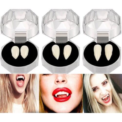 New Halloween Cosplay Props Dentures Zombie Vampire Teeth Ghost Devil Fangs False Tooth Costume Party Accessory Creative