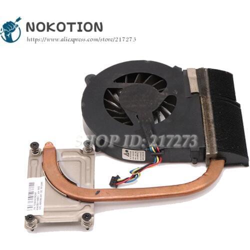 NOKOTION For hp 450 1000 CQ45 laptop radiator CPU cooling fan heatsink 6050A2493101-MB-A02 685783-001 685086-001