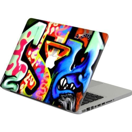 Spoof graffiti Laptop Decal Sticker Skin For MacBook Air Pro Retina 11" 13" 15" Vinyl Mac Case Body Full Cover Skin