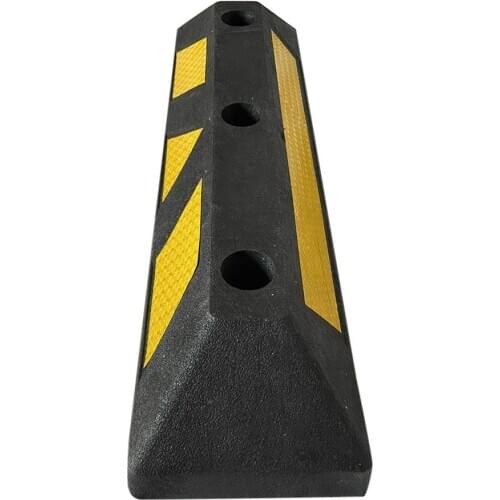 Heavy Duty Black Wheel Chock Locator Solid Tire Parking Car Stopper Reverse Pad Anti Skid For Car Wheel Stoppers Tire Stops
