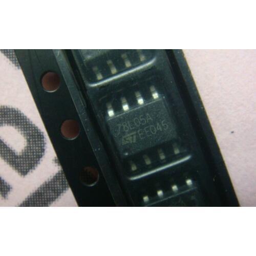 L78L05ACD13TR 78L05A L78L05 SOP8 STM L78L Series 100 mA 5 V Three Terminal Positive Voltage Regulator - SOIC-8
