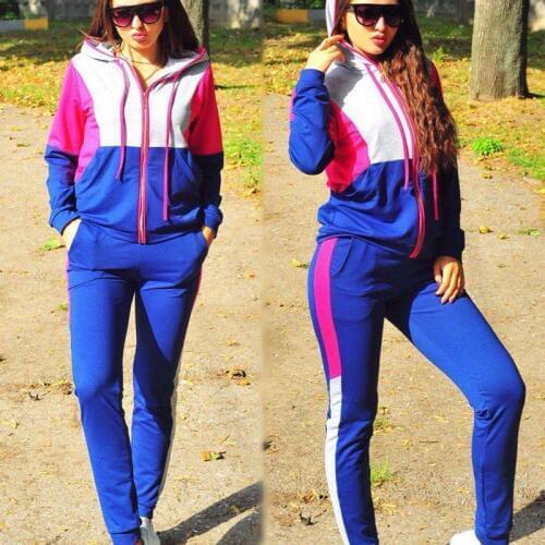 2021 Workout Clothes For Women Casual Sportswear Long Sleeve Gym Clothing Fitness Sport Suit Running Suit Yoga Set Two Piece