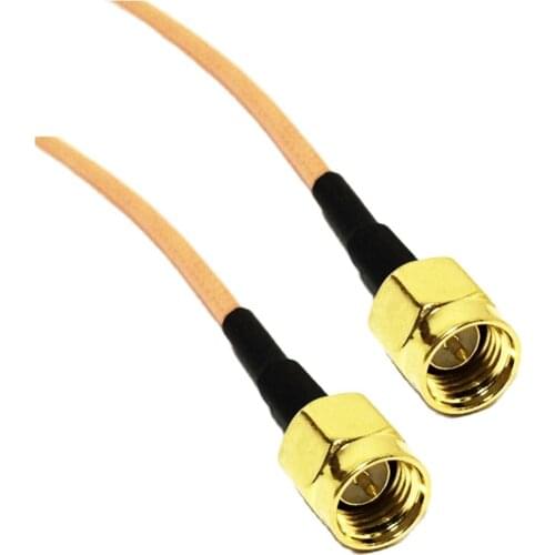 SMA Male Switch SMA Male Plug Adapter Jumper Cable RG316 15CM/30CM/50CM/100CM for Wifi Wireless Router Wholesale