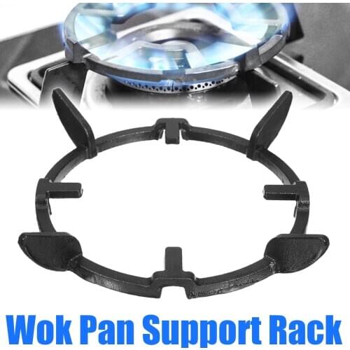 17cm Universal Cast Iron Wok Pan Stand Cooker Support Rack Holder Ring Kitchen Cookware Gas Burners Hobs Gadget Tool Accessories