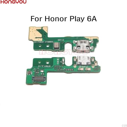 USB Charge Socket Jack Port Plug Charging Dock Board Connector Flex Cable For Huawei Honor Play 6A / 6A Pro