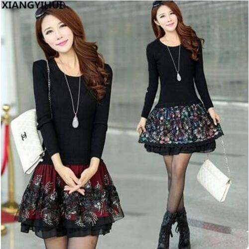 Модные трикотажные платья Xiangyihui China At AliExpress