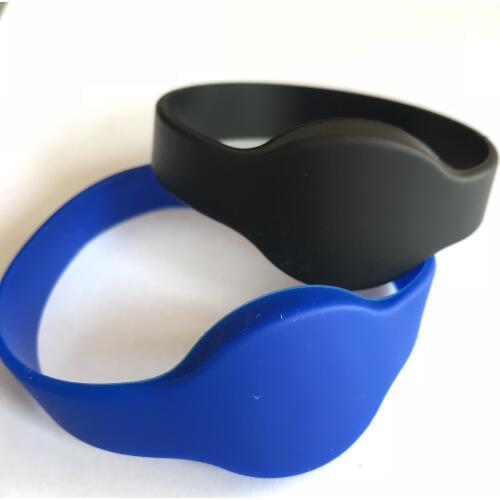 125khz rewritable wristband waterpoof Writable duplicator T5577 silicone rfid bracelet -10pcs