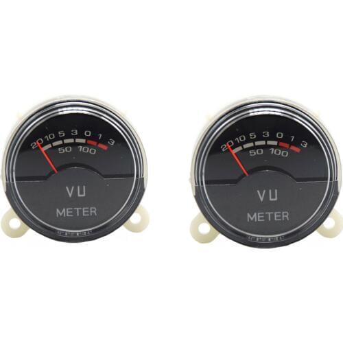 2pcs P-40SA VU meter DB Amp Level Header Level Audio Meter With Blue LED Backlight