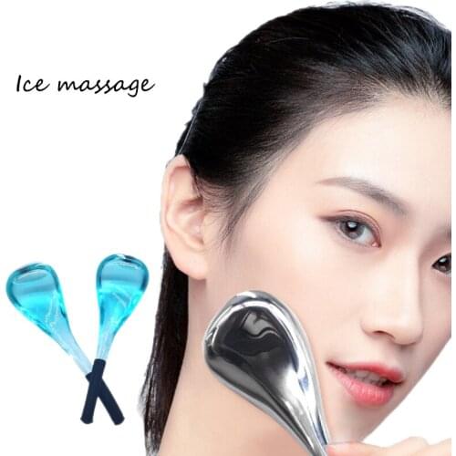2Pcs Facial Beauty Crystal Massage Ball Water Wave Face Skin Care Lift The Skin Elasticity Tools Hot Cold Dual Purpose Relaxing