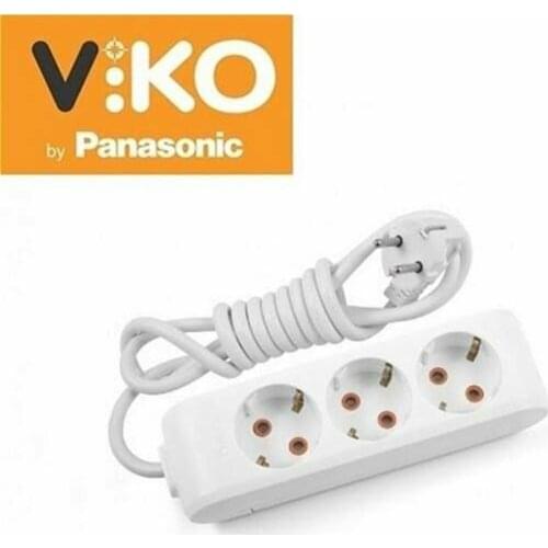 Viko 2li pcs set 4lü 6lı Group Socket Grounded Extension Cable