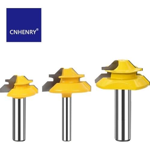 45 Degree Lock Miter Router Bit Professional Wood Cutting Tools Woodworking Tools Milling Cutter 1/2Inch Shank Router Bit