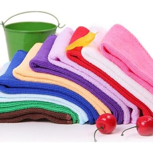 5/10 Pcs Microfiber Towel Washing Cloth Dishcloths Rags For Car Care Styling Cleaning