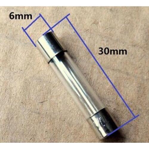 6X30 250V 0.5A 1A 2A 3A 4A 5A 6A 7A 8A 10A 15A 20A Fast Blow Glass Fuse 6mm x 30mm 12 values 120PCS/LOT