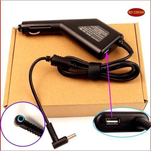 19.5V 3.33A Laptop DC Adapter Car Charger +USB for HP 15-e000sk 15-e000sr 15-e000sx 15-e000si 15-e000eia 15-e000sia 15-e004ej