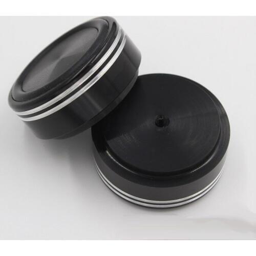 Free ship HIFI audio amp Speaker Feet Spikes PC Machine Mats Pads 4PCS Diameter 58mm height 22mm all aluminum Power amplifier