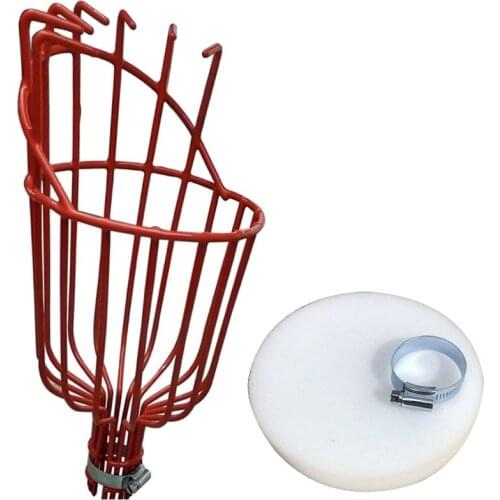 High-Altitude Aluminum Deep Basket Fruit Picker Convenient Horticultural Fruit Picker Gardening Peach Garden Picking Tools