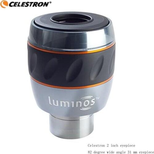 Celestron Luminos 31mm Eyepiece 82 wide angle 31mm eyepiece Large - field astronomical telescope accessories 93399 2 inch