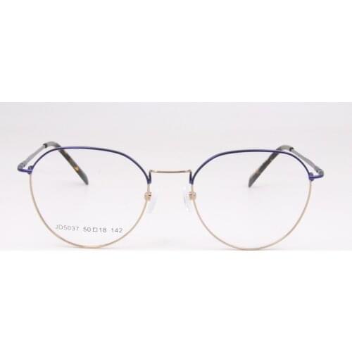 Thin Metal Frames Colorful Eyewear Two-color Glasses Frames JD5037