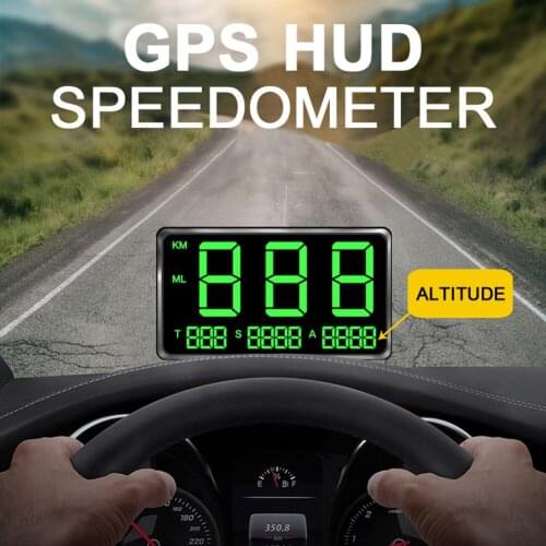 HUD Head-Up Display Car-Styling Overspeed Warning Windshield Projector Alarm System Universal Auto