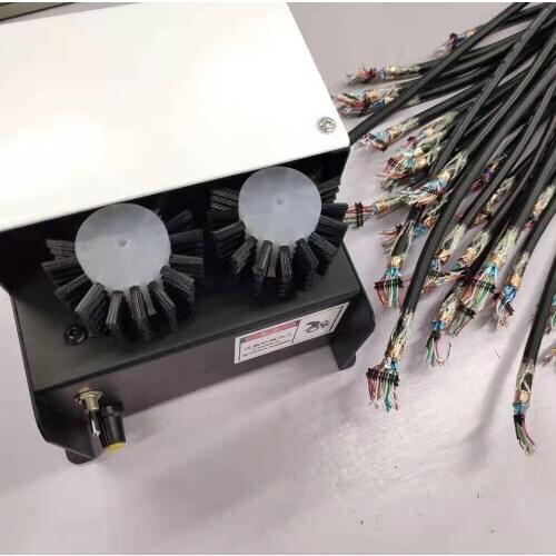 Shielding wire Brush thread Twisting machine Multicore wire Screwing wire machine Braided thread Separate line single brush mach