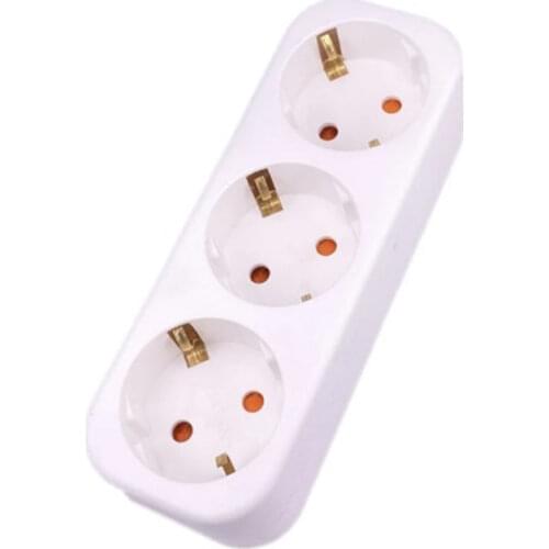 European Conversion Plug 1 TO 2 1to 3 1 t 4 Way Socket Adapter EU Standard Power Adapter Socket 16A Travel Plugs AC 110~250V