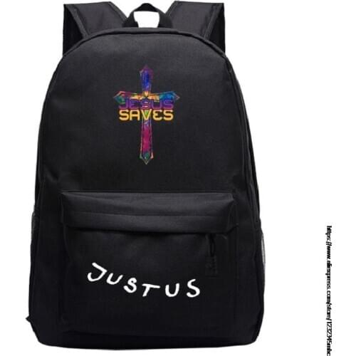 Jesus Men Women Backpack College High Middle School Bags for Teenager Boy Girls Travel Backpacks Mochila Rucksacks