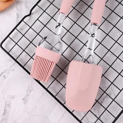 Kapmore 1pc Food Grade Silicone Kitchen Utensil Professional Oil Brush Cooking Spatula DIY Baking Tools Accessories