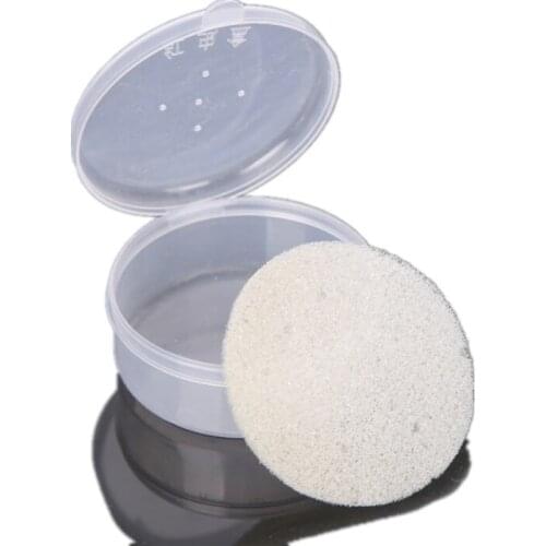 Red worm small round box Transparent box Earthworm box Fishing gear supplies Bait box Live bait box