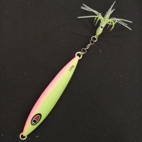 Mavllos 80g-200g Slow Jigging Lure Fishing Lure Metal Hard Bait Paillette Knife Wobbler Artificial Hard Bait Saltwater Jig Head