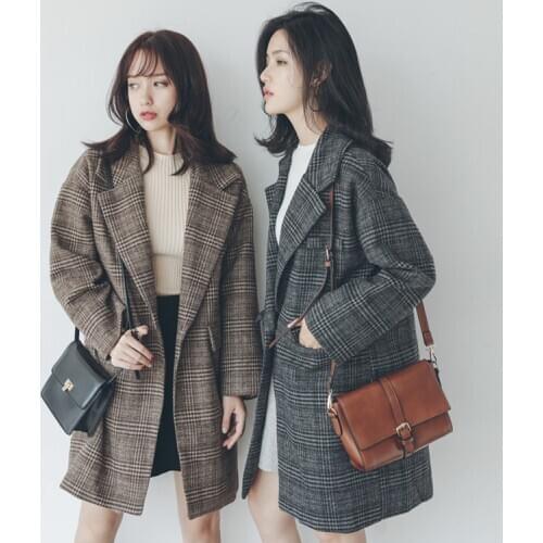 New Winter Coat Women Oversize Fashion Cashmere Wool Outerwear Female Long Thickening Warm Woolen Overcoat Womens Trench Coats