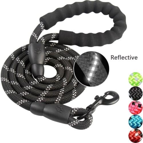 Dog Leash Running Walk Trainning For Large Small Cat Pets Leashes Reflective Durable Dog Leash Nylon Rope Pet Supplies