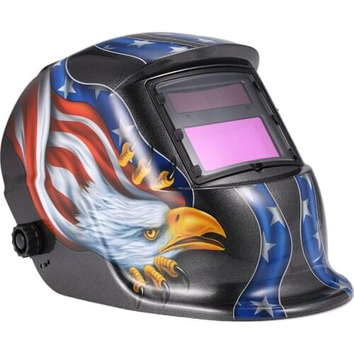 Full Protection Welding Helmets Solar Auto Darkening Welding Helmet Welders Mask Arc Tig Mig Grinding Eagle Welding Helmet