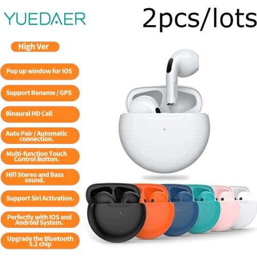 2pcs TWS Bluetooth 5.0 Earphones Charging Box Wireless Headphone 9D Stereo Sports Waterproof Earbuds Headsets With Microphone