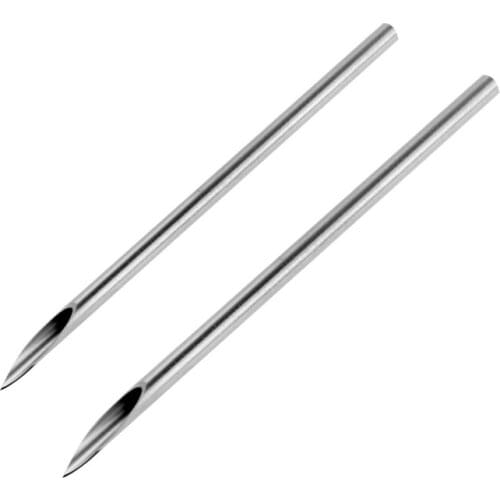 200PCS Sterile Body Piercing Needles 16 Gauge Navel Ear Nose 16G & 18G
