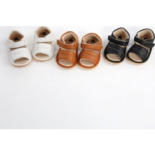 2021 Baby Summer Sandals Boy Girl Slippers Toddler Kids First Walkers PU Shoes 0-18 Months