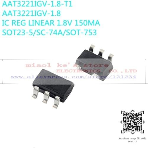 [50pcs] AAT3221IGV-1.8-T1 AAT3221IGV-2.5-T1 AAT3221IGV-3.0-T1 AAT3221IGV-3.3-T1 AAT3221IGV-3.5-T1 AAT3221IGV-3.0 AAT3221IGV-3.3