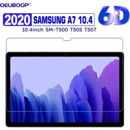 6D Tempered Glass For 2020 Samsung Galaxy Tab A7 10.4" screen protector For Samsung tab A7 10.4 SM-T500 T505 T507 Guard Glass