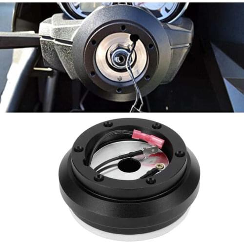 Steering Wheel Short Hub Adapter Base Fit for Honda Civic 92-95/Civic EG/Del Sol 93-97/Accord 90-93/Prelude 92-96 Aluminum