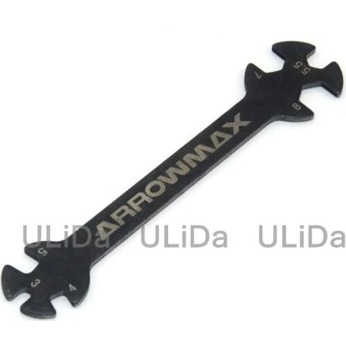 ARROWMAX HUDY Special Tool Wrench For Turnbuckles & Nuts DY181090 3 4 5 5.5 7 8MM For 1/8 1/10 M3 M4 M5.5 M7 M8 RC Car