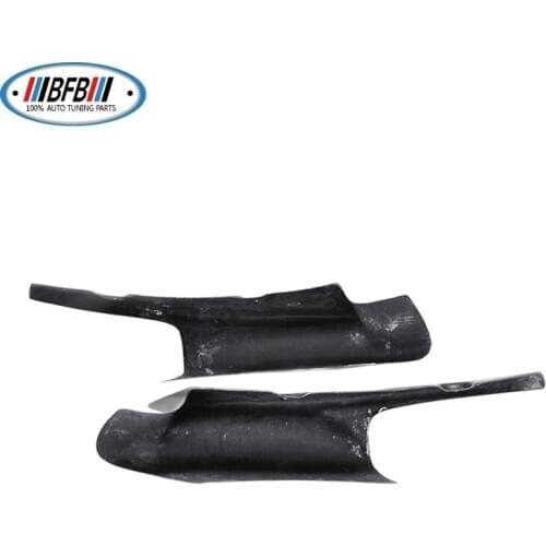 F10 M5 Package Glossy Black Dry Carbon Front Bumper Splitters Add on style Front Down Flaps Fit For 5 Series F10 M5