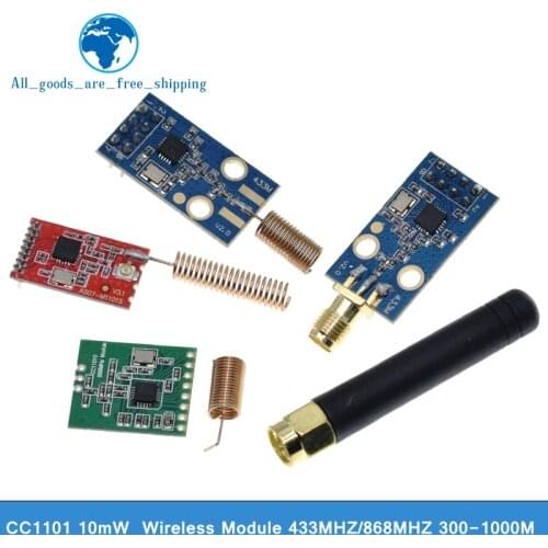 CC1101 10mW Wireless Module 433MHZ 868MHZ 300-1000M Long Distance Transmission With SMA Antenna Wireless Transceiver Module